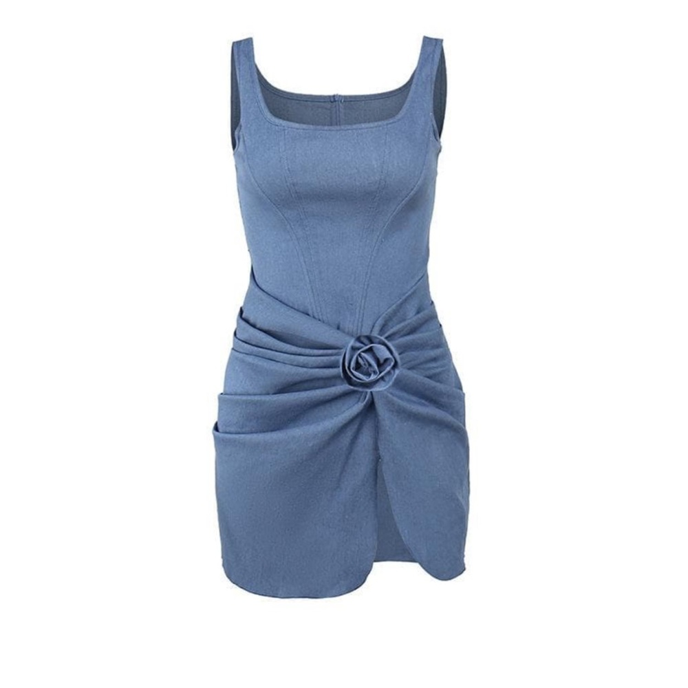 Micas NWT chambray dress size small